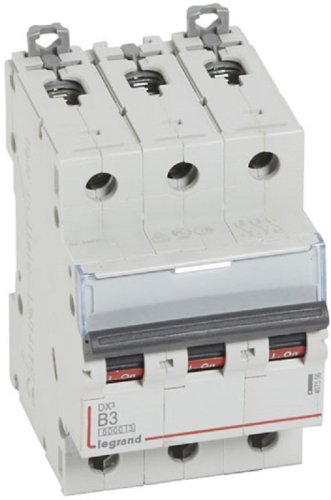 Выключатель автоматический Legrand DX3-E 6000 3п 3А B 10кА картинка